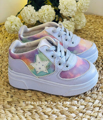 Tenis Colores Pastel Estrellas