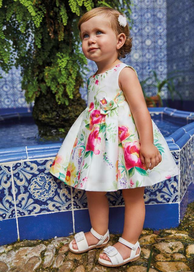 Vestido Mikado Estampado Bebé ABEL Y LULA
