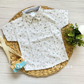 Camisa Estampada Flores verde