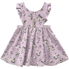 Conjunto Braga Flores Lila Milon vestido