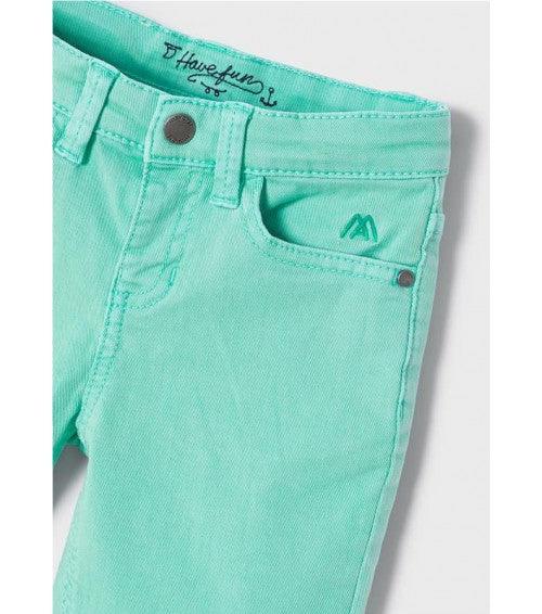 Bermuda Verde Menta Mayoral Detalles