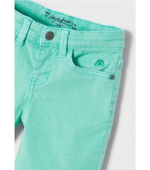 Bermuda Verde Menta Mayoral Detalles