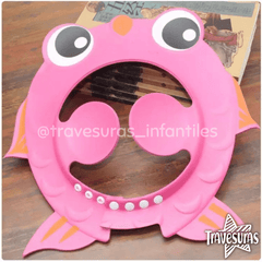 Gorro Protector De Baño Pez Rosa