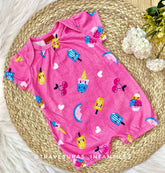 Mameluco Estampado Helados Fucsia