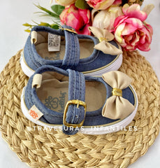 Zapatito Jean Moño Niña Travesuras Infantiles