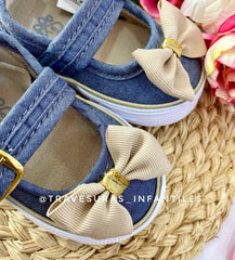 Zapatito Jean Moño Niña Travesuras Infantiles