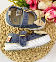 Zapatito Jean Moño Niña Travesuras Infantiles