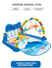 Gimnasio Piano Baby Ballena funciones