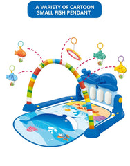 Gimnasio Piano Baby Ballena jueguetes