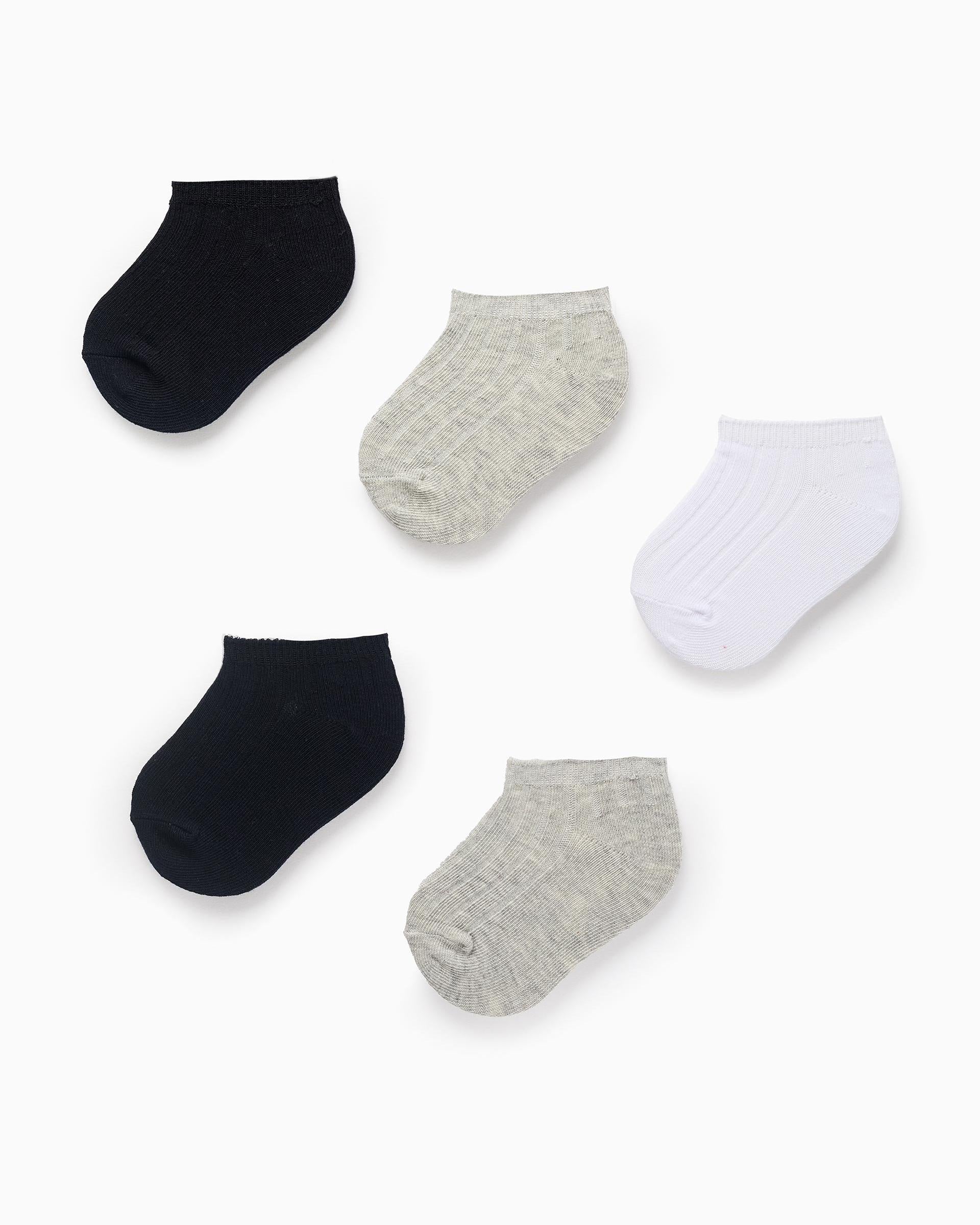 Set  5 Medias Tobilleras Para Bebé Zippy estilo