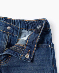 Bermuda Bolsillos Denim Oscuro Zippy DETALLE