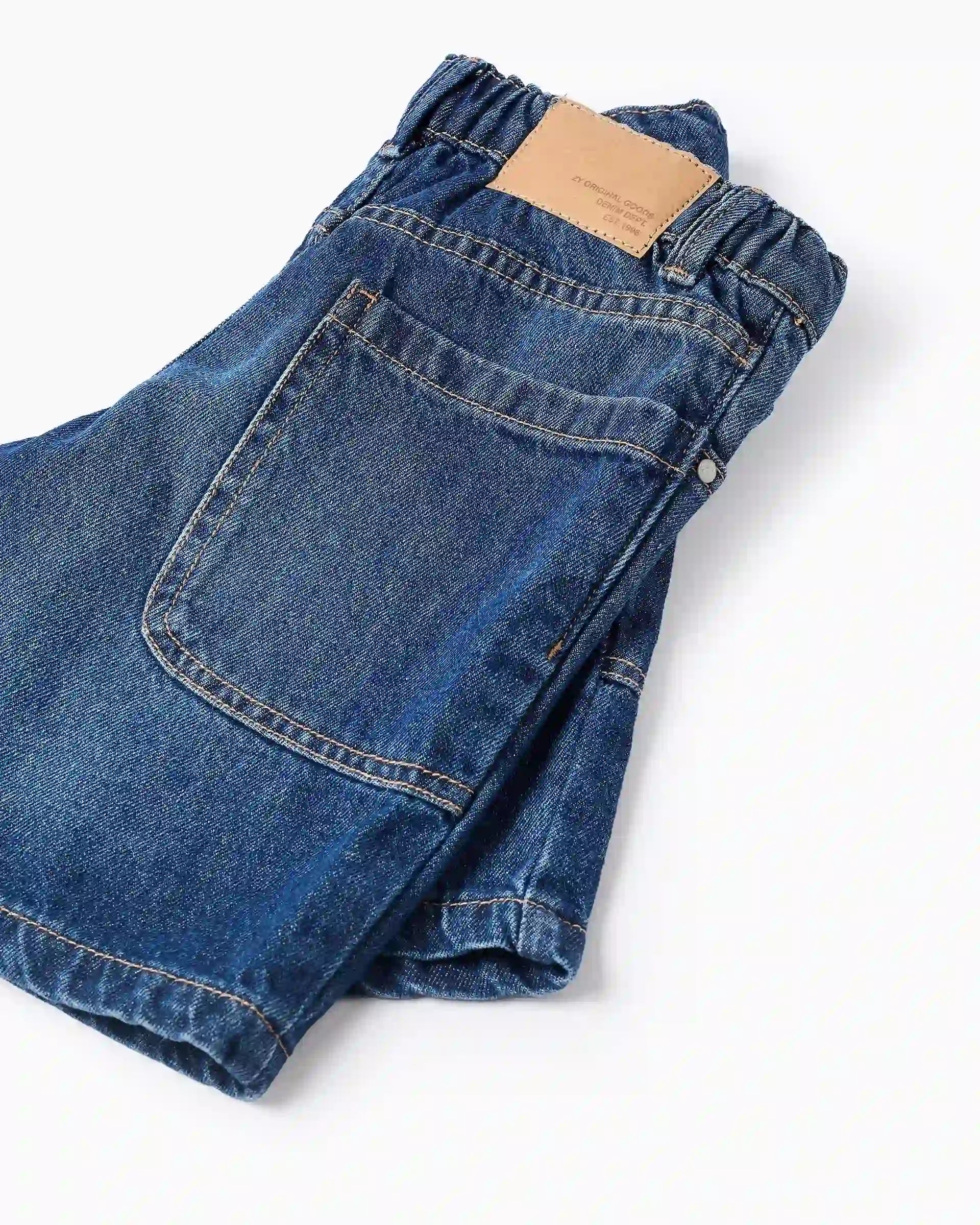 Bermuda Bolsillos Denim Oscuro Zippy diseño
