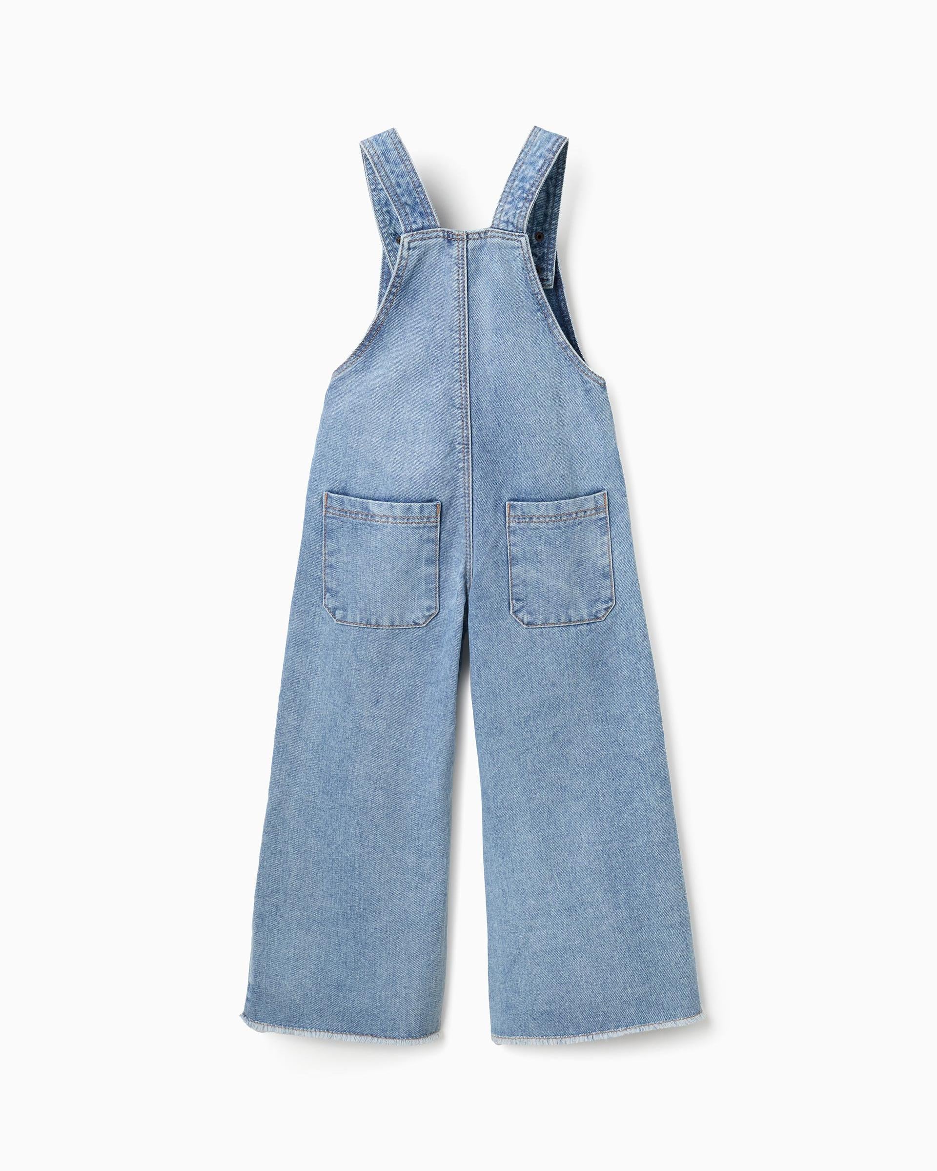 Braga Bolsillos Flecos Denim Zippy modelo