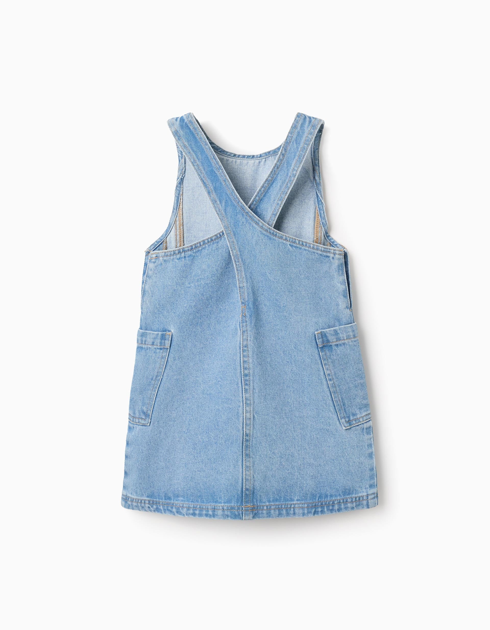 Braga Detalle Bolsillos Denim Zippy estilo