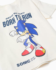 Conjunto Bermuda Estampado Sonic Zippy