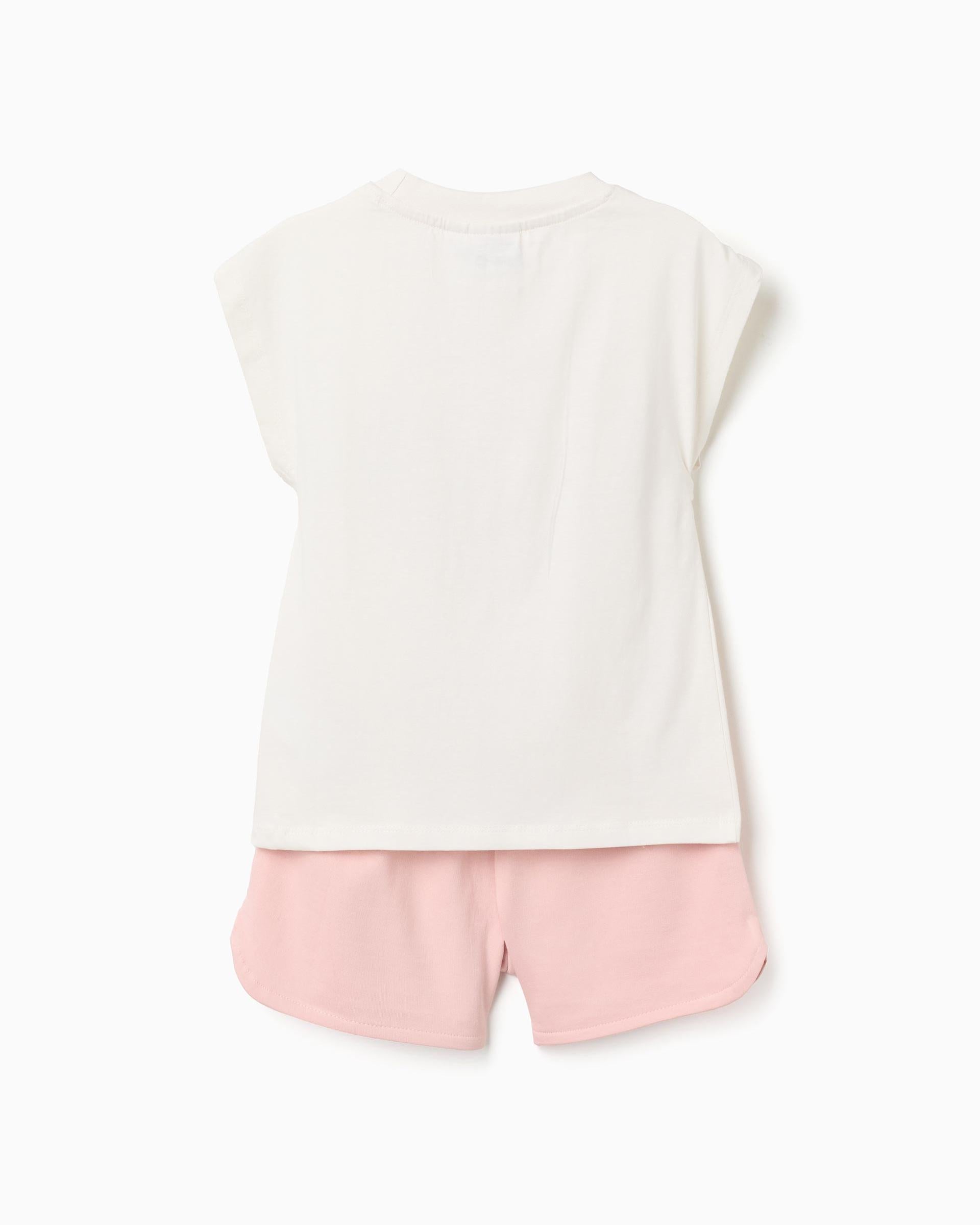 Conjunto Short Hello Kitty Rosa Zippy estilo