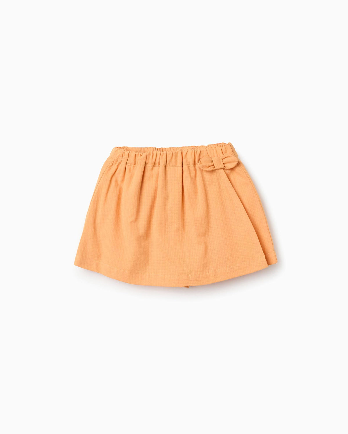 Falda Short Resorte Moño Naranja Zippy