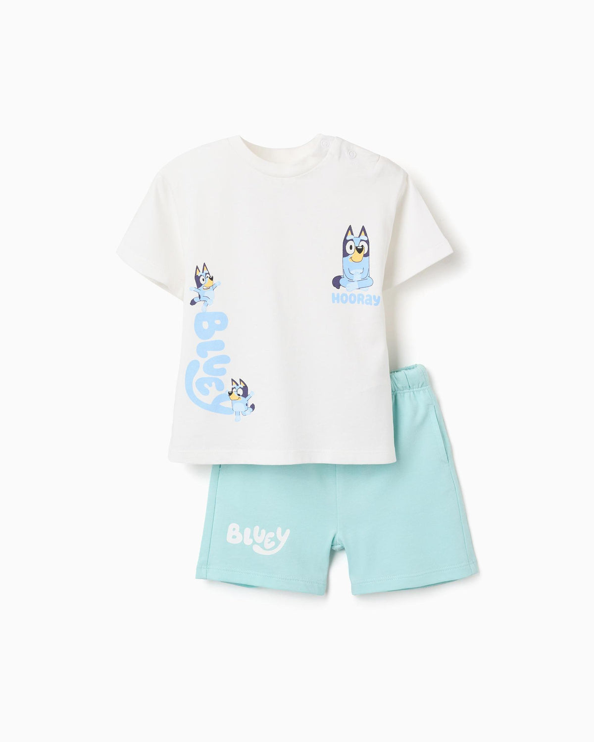 Conjunto Bermuda Bluey Azul Zippy
