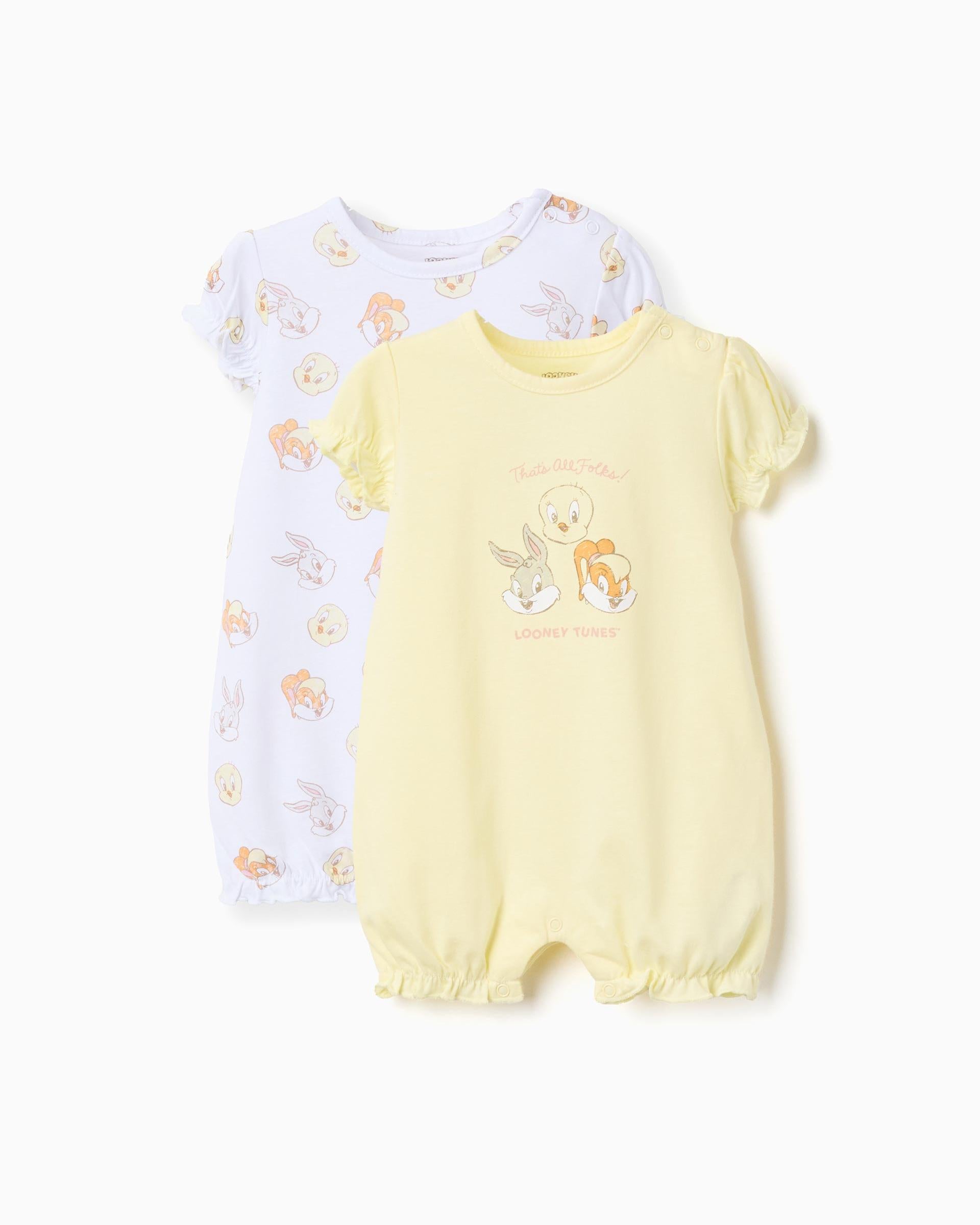 Set 2 Peleles Looney Tunes Amarillo Zippy