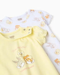 Set 2 Peleles Looney Tunes Amarillo Zippy detalle