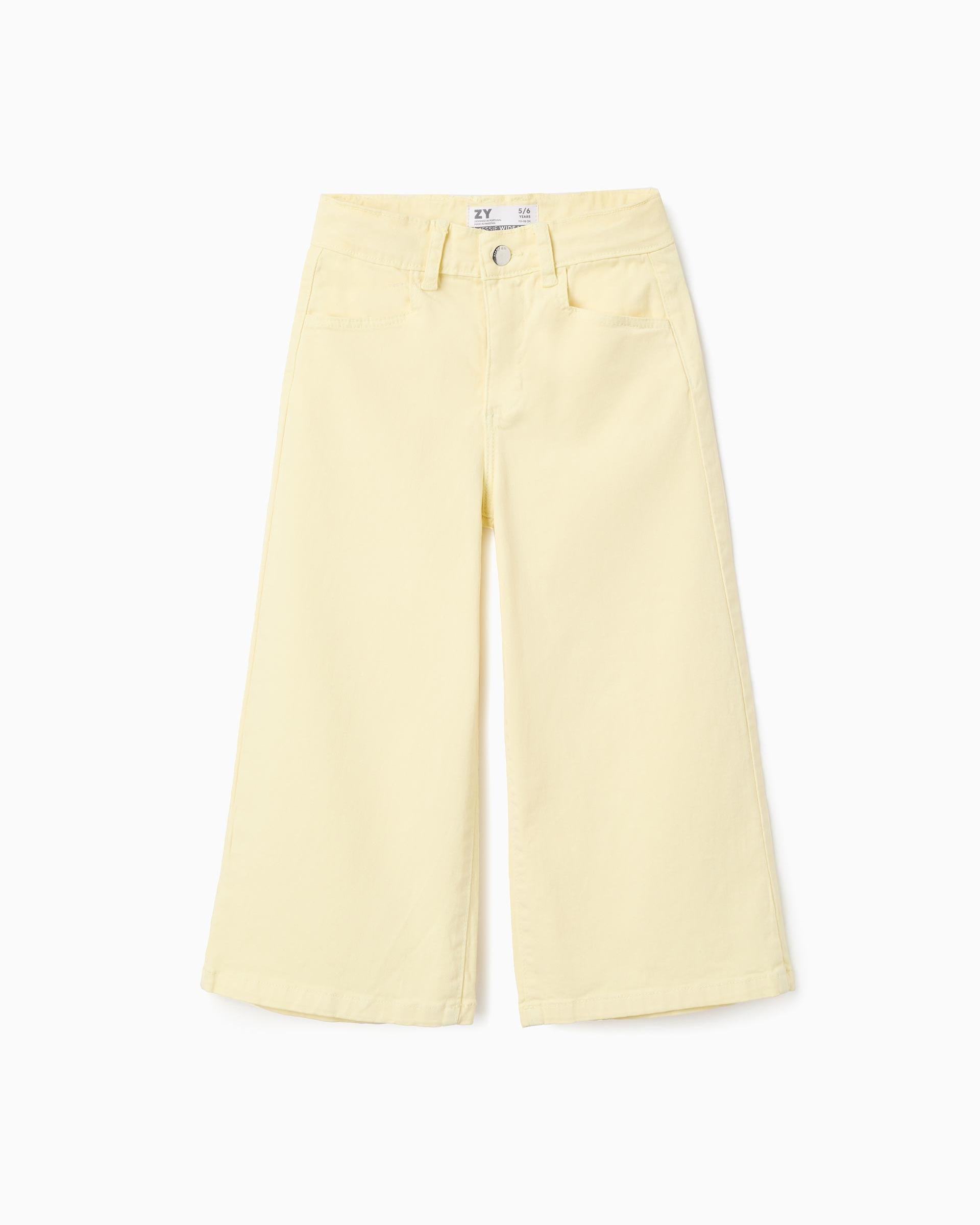 Pantalón Bota Recta Amarillo Zippy 