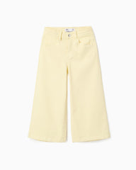 Pantalón Bota Recta Amarillo Zippy 