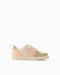 Tenis con Velcro Combinado Naranja Zippy estilo