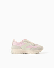 estilo Tenis Cordon Elastico Combinado Rosa Zippy