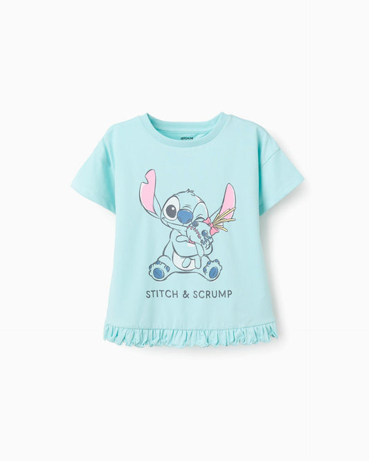 Blusa Estampado Stitch Azul Claro Zippy