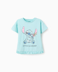 Blusa Estampado Stitch Azul Claro Zippy