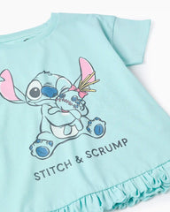 Blusa Estampado Stitch Azul Claro Zippy