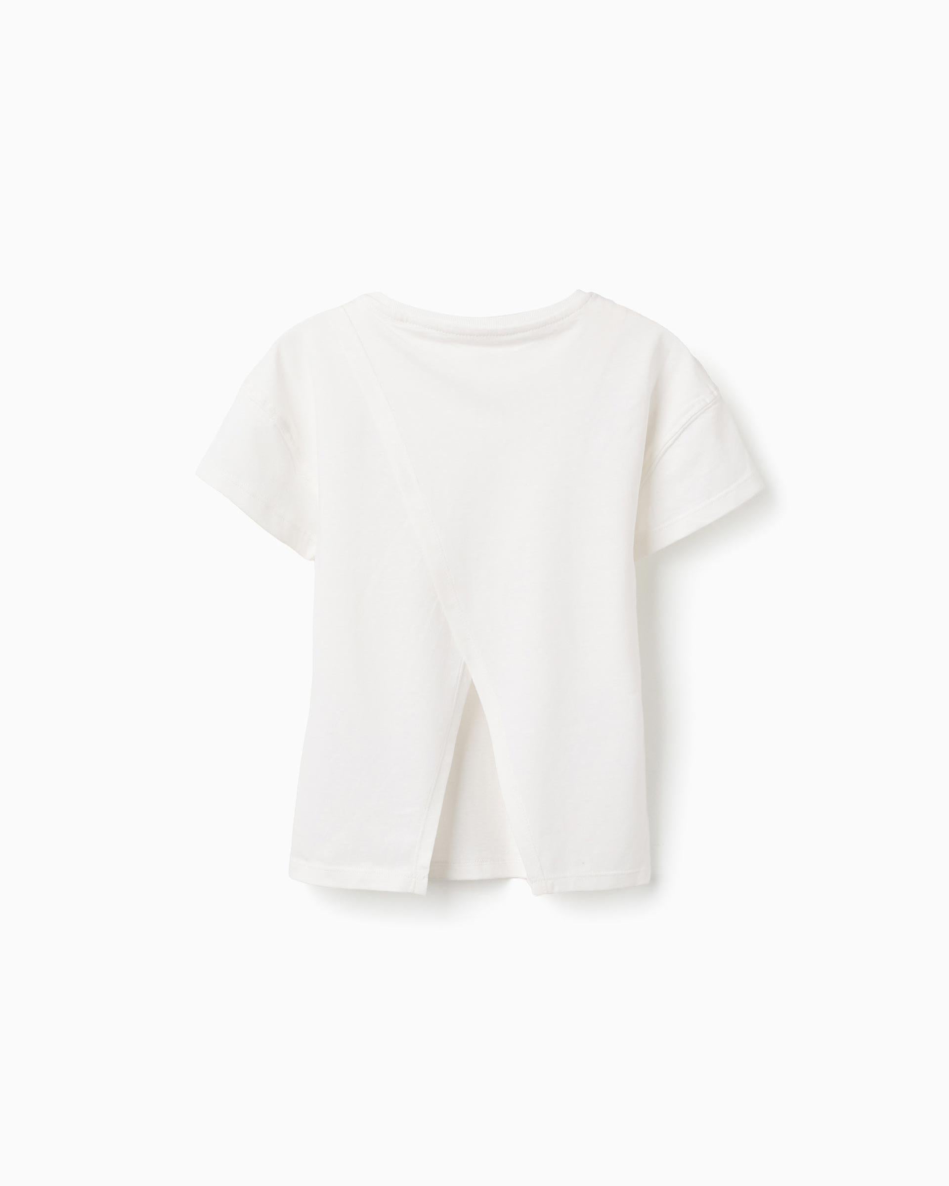 Blusa Detalle Relieve Flores Blanco Zippy uso