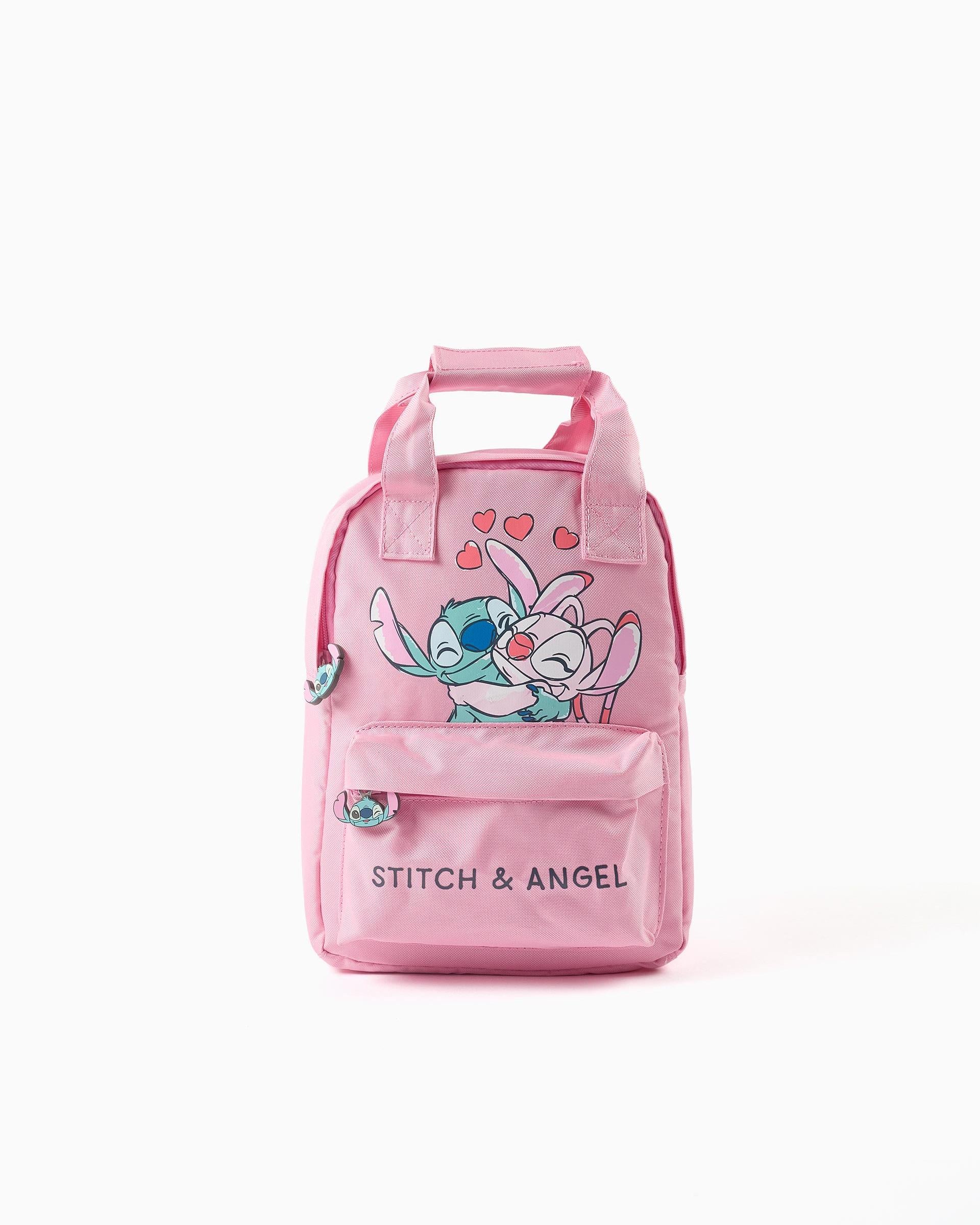 Morral Acolchado Stitch Rosa Zippy