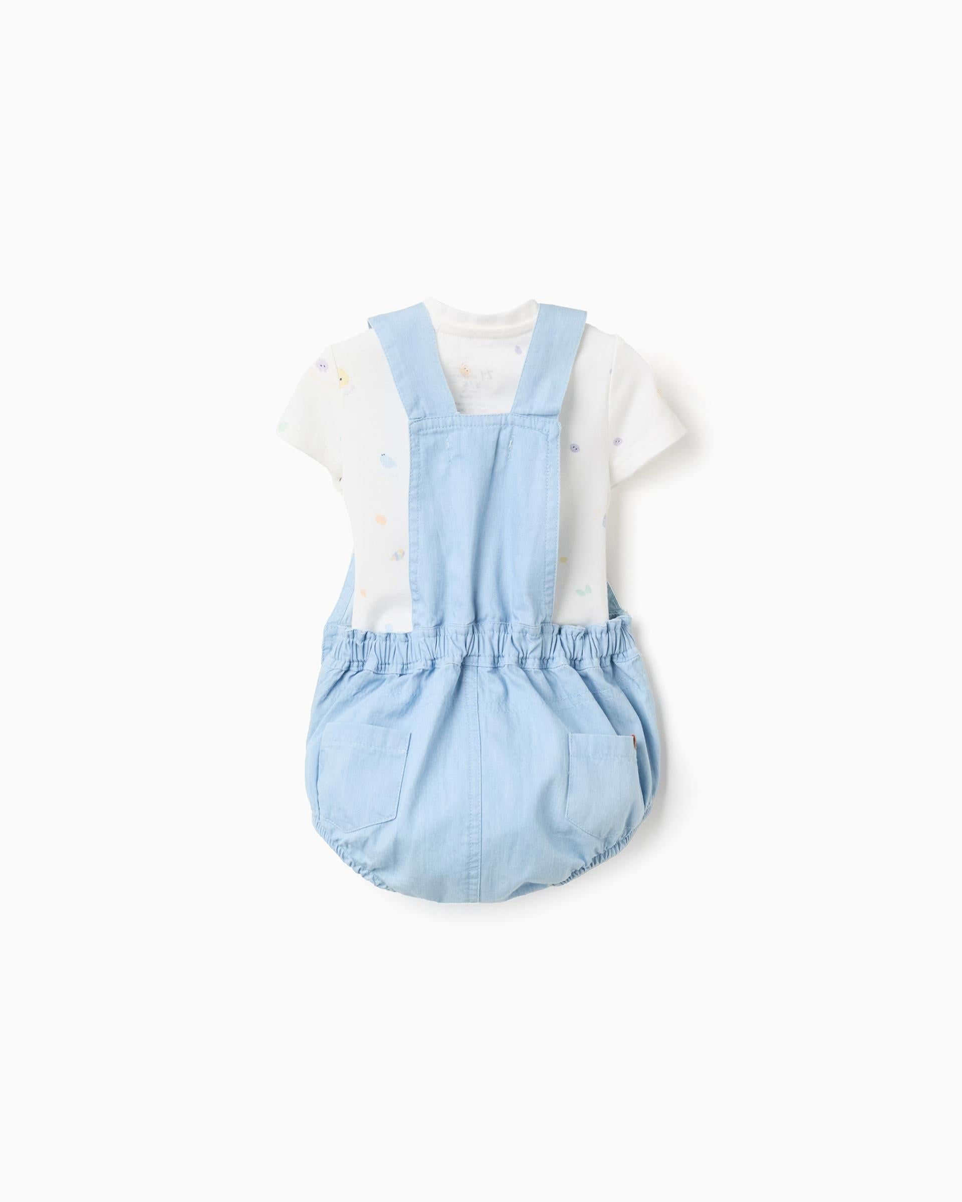Conjunto Overol Cangrejo Denim Zippy modelo