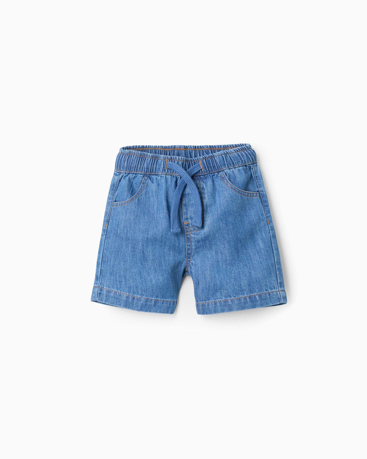 Bermuda Resortada Denim Claro Zippy