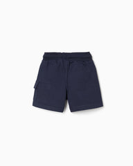 Bermuda Sudadera Bolsillo Navy Zippy estilo