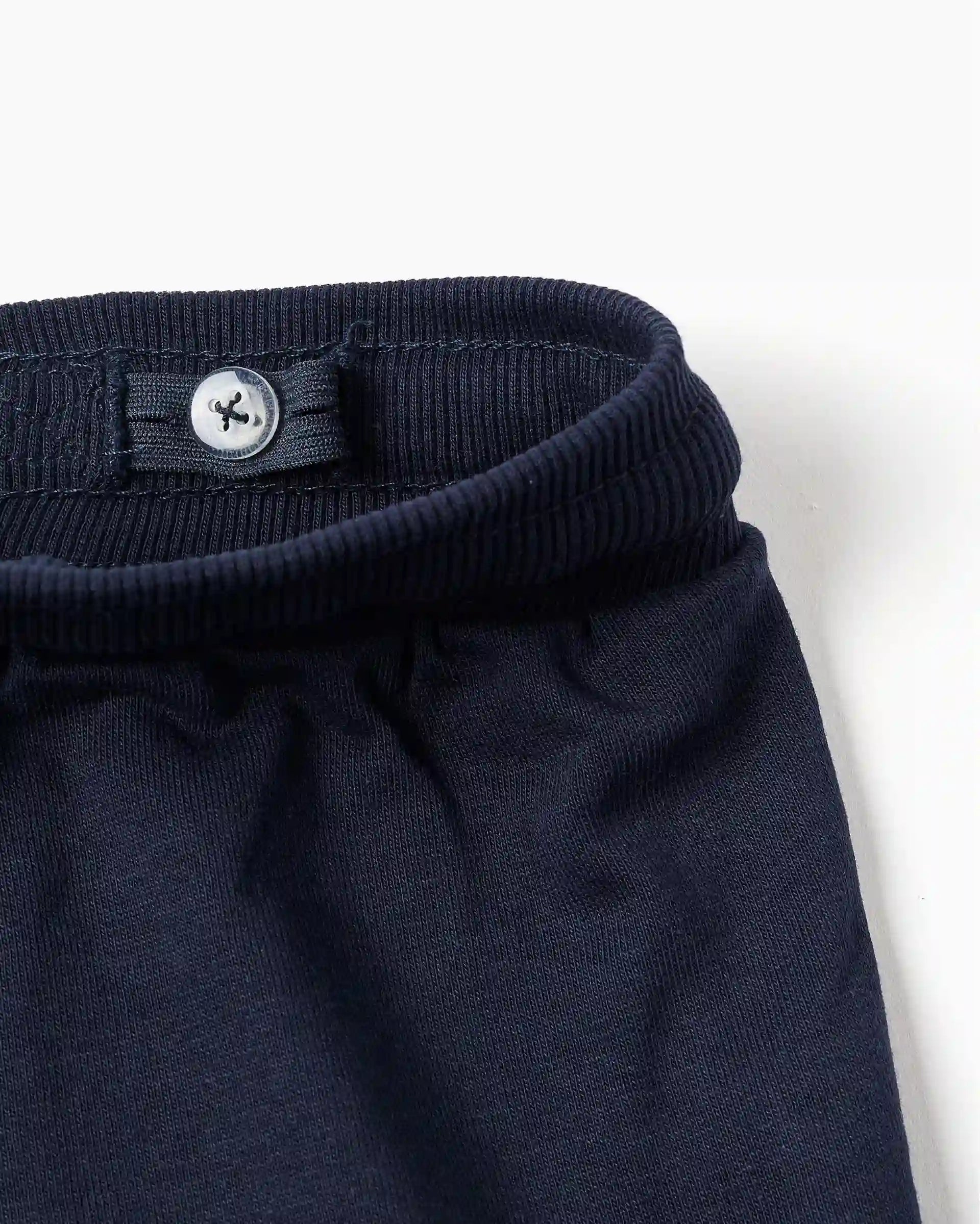 Bermuda Sudadera Bolsillo Navy Zippy detalle
