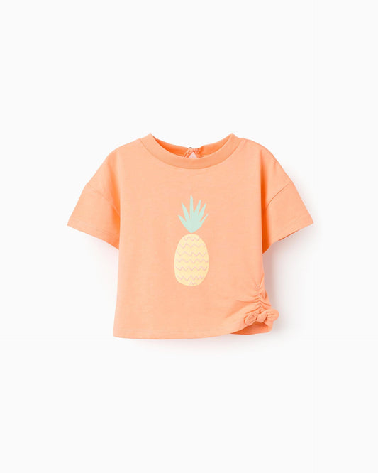 Blusa Estampado Piña Naranja Zippy