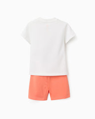 Conjunto Bermuda Mickey Mouse Naranja Zippy estilo