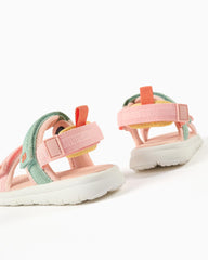 Sandalias Velcro Combinada Naranja Zippy diseño