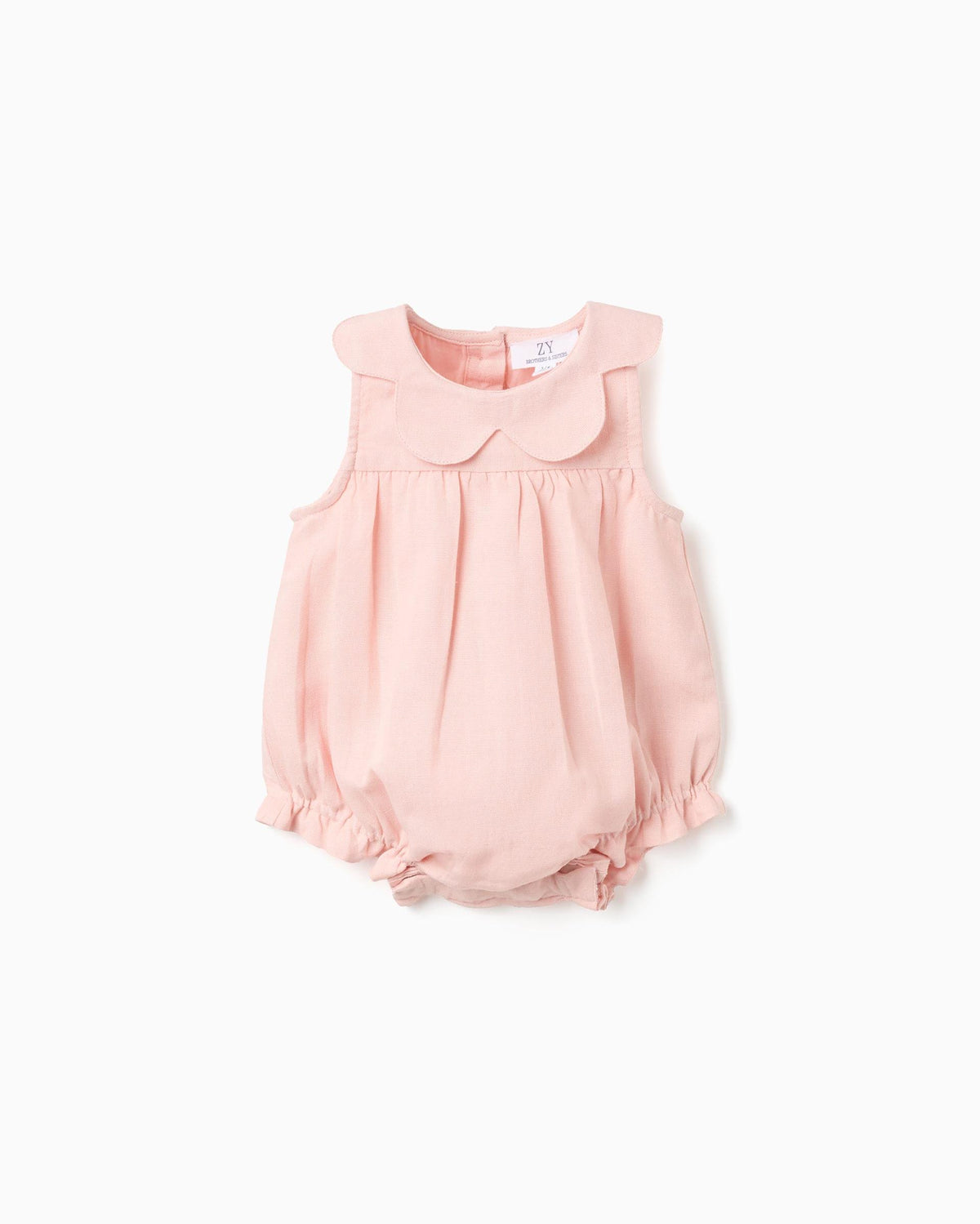 Body Detalle Cuello Volante Rosa Zippy