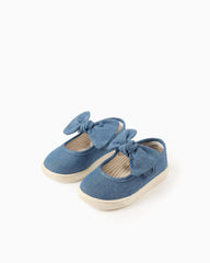 Baleta Detalle Moño Denim  Zippy