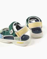 Sandalias Combinadas Velcro Verde Zippy diseño
