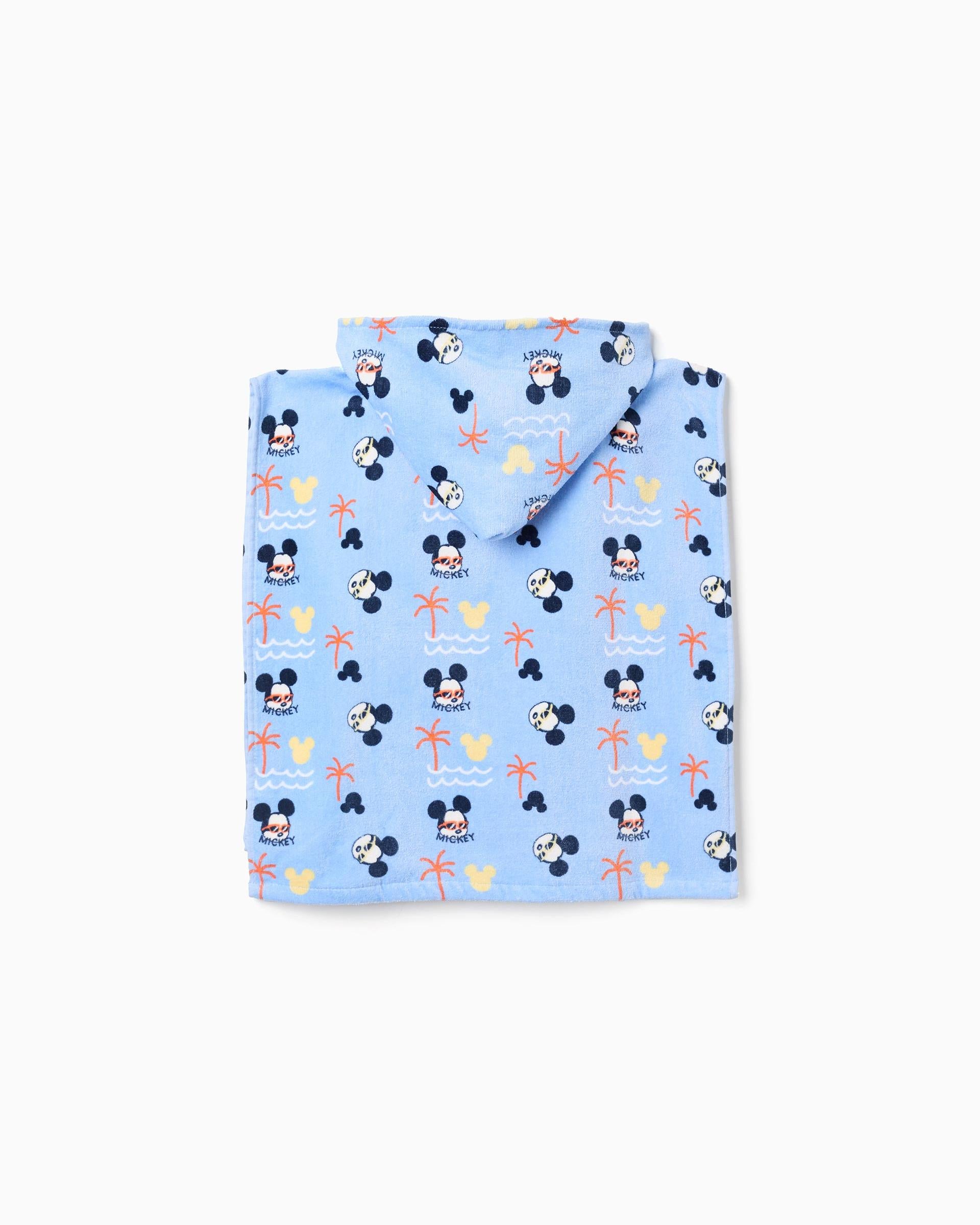 Toalla con Capota Mickey Playa Azul Zippy estilo