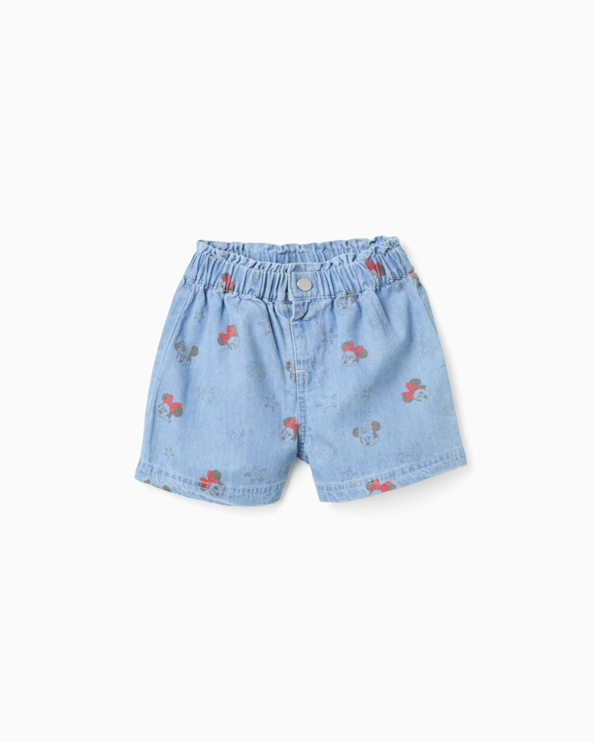 Short Estampado Minnie Denim Zippy