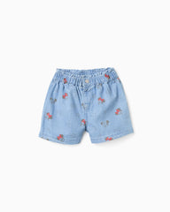 Short Estampado Minnie Denim Zippy