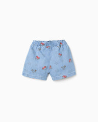 Short Estampado Minnie Denim Zippy estilo