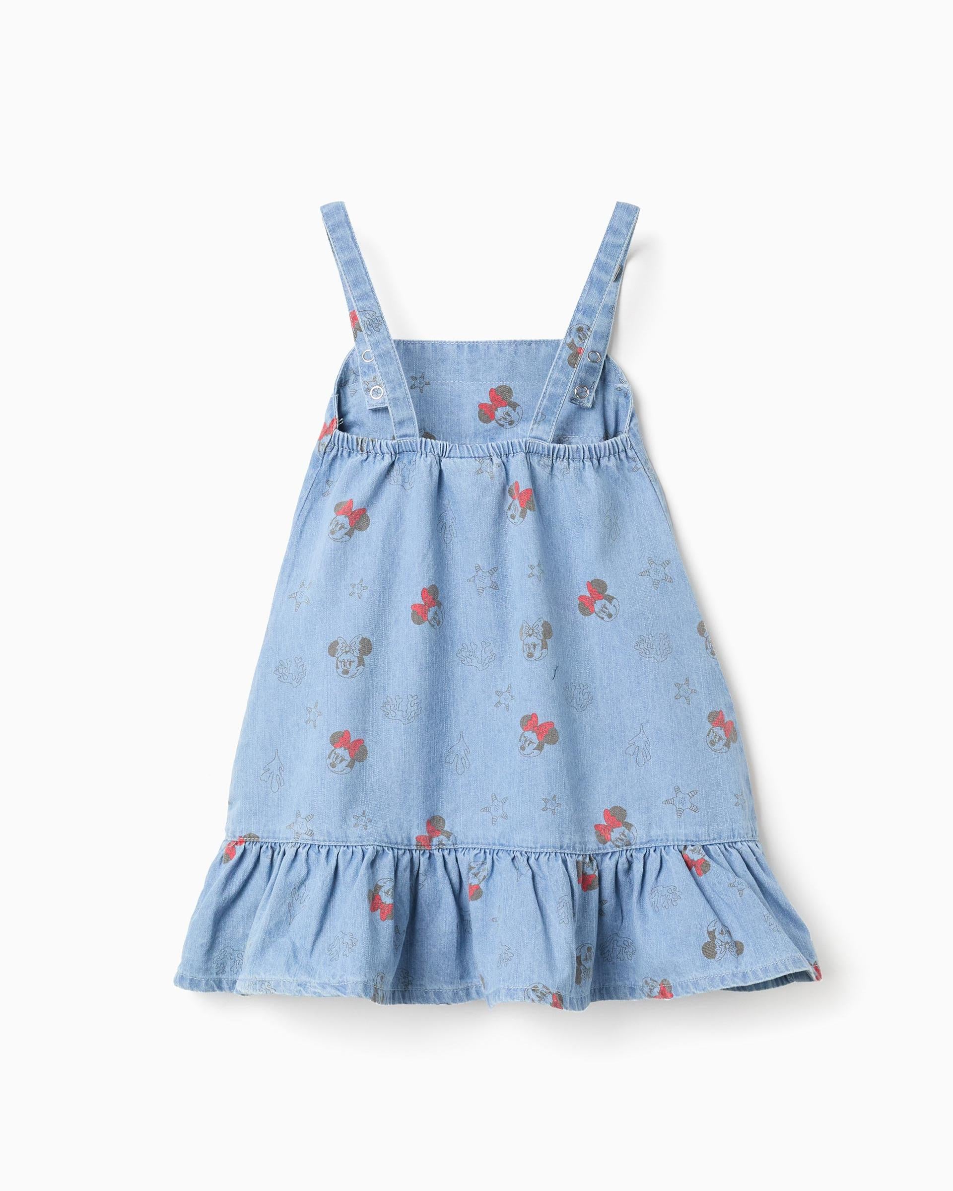 Vestido Estampado Minnie Denim Zippy ESTILO