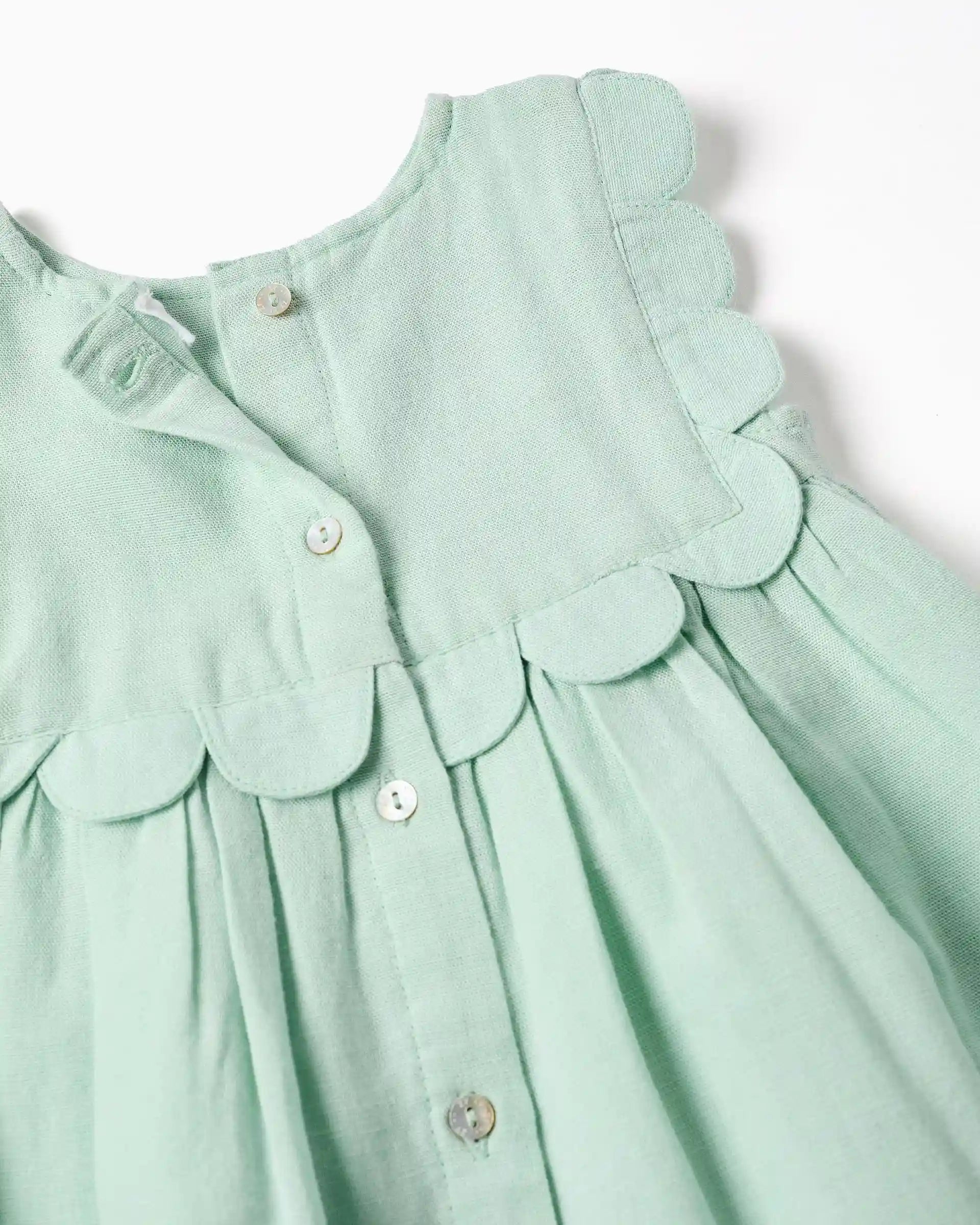 Vestido con Panty Pecho Verde Zippy dseño