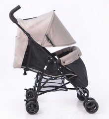 Coche Paseador Bunnie Gris Ebaby® detalles cubrepies